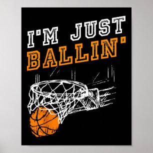 Basketball Gift for Coach Player Boys Girls Man Poster