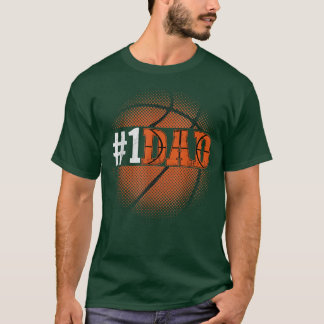 Basketball Gift for Dad from Son and Daughter 1 T-shirt