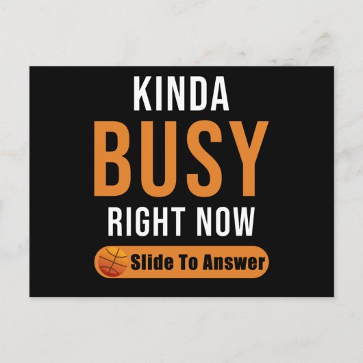 Basketball Gift Funny Gezegde Briefkaart (Voorkant)