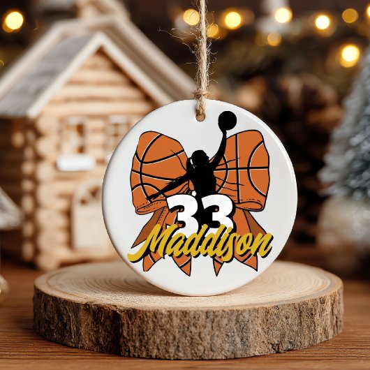 Basketball Gift, Team Gift, Player gift, Basketbal Keramisch Ornament