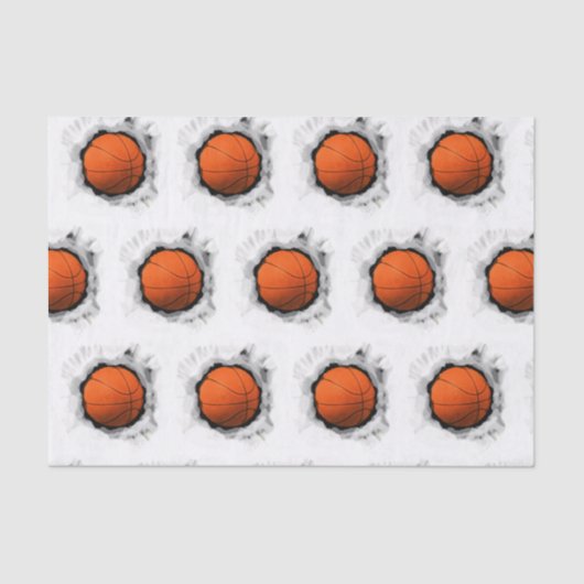 Basketball Gift Tissuepapier (Voorkant)