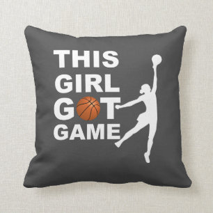 Basketball Girl Kussen