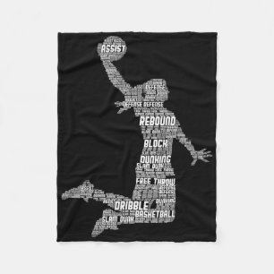 Basketball Girl Women Kinder Girls Fleece Deken