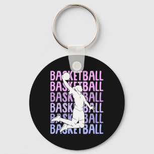 Basketball Girl Women Kinder Sleutelhanger