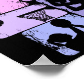 Basketball Girls Kinder Poster (Hoek)