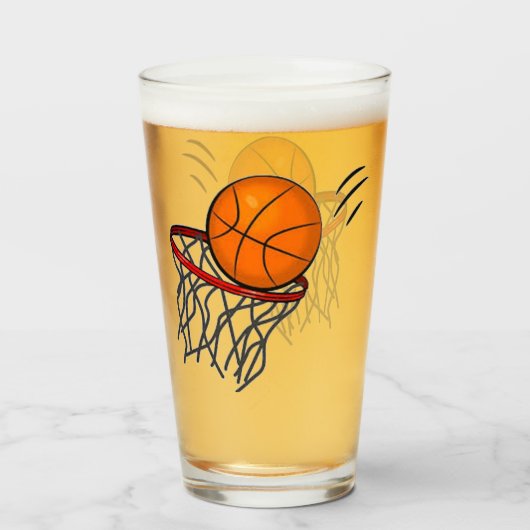 Basketball Glas (Voorkant gevuld)
