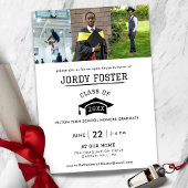 Basketball Graduation Faire-part Invitation