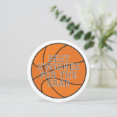 Basketball Graduation Guest Book Conseils Cartes (Debout devant)