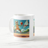 Basketball Grenouille mug deux côtés (Devant gauche)
