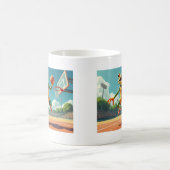 Basketball Grenouille mug deux côtés (Centre)