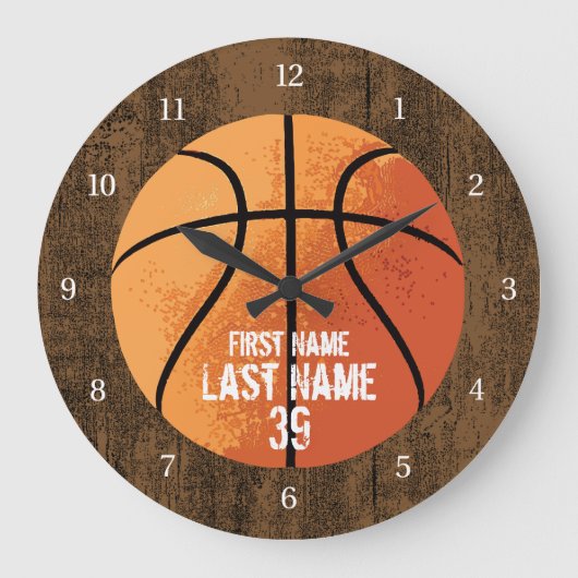Basketball Grote Klok (Voorkant)