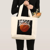 Basketball Grote Tote Bag (Voorkant (product))