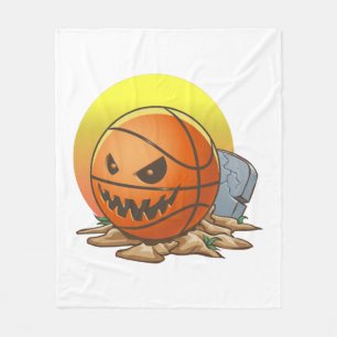 Basketball Halloween Fleece Deken