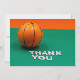 Basketball Hartelijk dank Bedankkaart