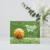 Basketball Hartelijk dank Briefkaart (Staand voorkant)