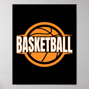 Basketball-hartslag Poster
