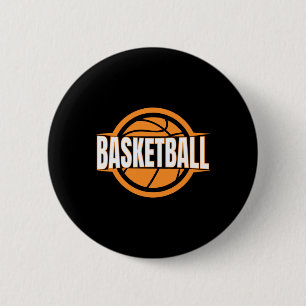 Basketball-hartslag Ronde Button 5,7 Cm