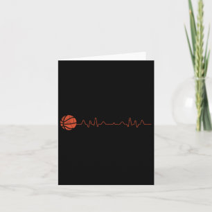 Basketball Heartbeat Player Gift Kaart