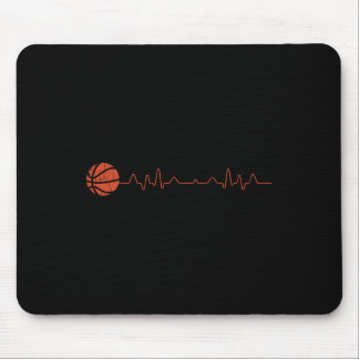 Basketball Heartbeat Player Gift Muismat
