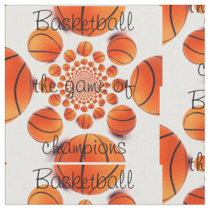 Basketball het spel van Champions fabric Stof