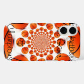 Basketball Hoesje-Mate Samsung Galaxy S3 Vibe Case-Mate iPhone Case (Achterkant (horizontaal))