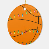 Basketball Holiday Ornament met licht (Links)