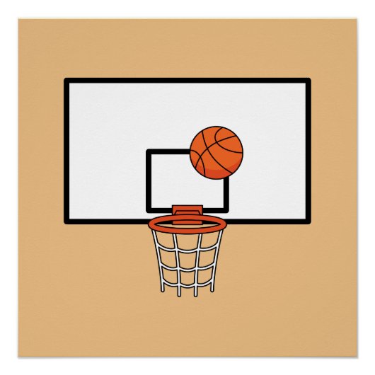 Basketball Hoop Perfect Poster (Voorkant)
