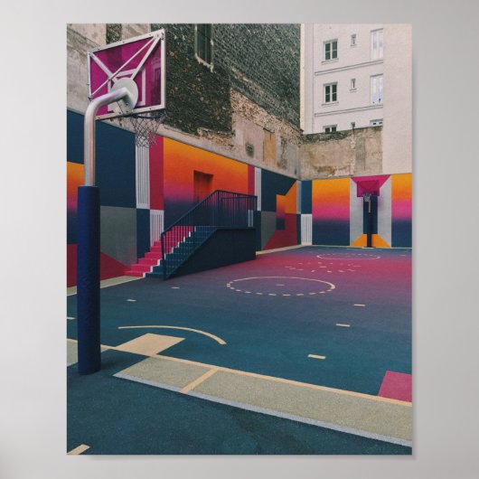 Basketball Hoop Poster (Voorkant)