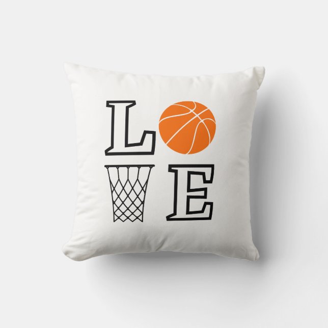 Basketball Hoops, Basketball Player Gift Kussen (Voorkant)