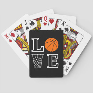 Basketball Hoops, Basketball Player Gift Pokerkaarten