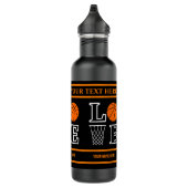 Basketball Hoops, Basketball Player Gift Waterfles (Rechts)