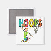 Basketball Hoops Magneet (Voorkant / Achterkant)
