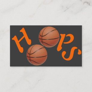Basketball Hoops Visitekaartje