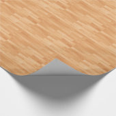 Basketball-houten vloer cadeaupapier (Hoek)
