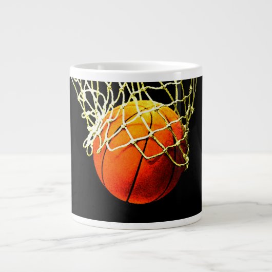 Basketball I Love Extra Grote Beker (Voorkant)