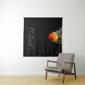 Basketball I Love Wandkleed (In Situ (horizontaal))