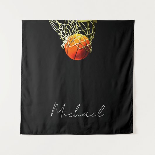Basketball I Love Wandkleed (Voorkant)