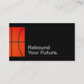 Basketball Instructor | Coach | Trainer Visitekaartje (Achterkant)