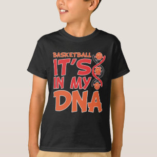 Basketball is in mijn DNA Player Coach Team Sport T-shirt