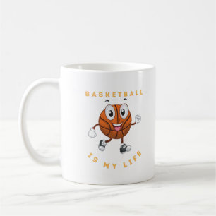 Basketball is mijn leven koffiemok