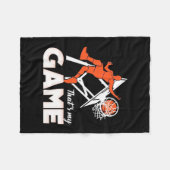 Basketball is mijn spelletje fleece deken (Voorkant (Horizontaal))