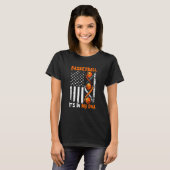 Basketball It's In-My DNA Funny Player Coach Team  T-shirt (Voorkant volledig)