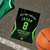 Basketball Jersey Invitation d'anniversaire