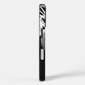 Basketball Jouw naam Black White Red Case-Mate iPhone Case (Achterkant / Rechts)