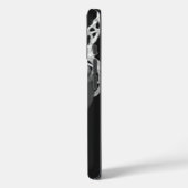 Basketball Jouw naam Black White Red Case-Mate iPhone Case (Achterkant / Links)