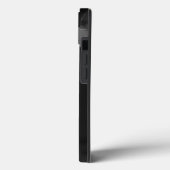 Basketball Jouw naam Black White Red Case-Mate iPhone Case (Achterkant / Links)