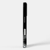 Basketball Jouw naam Black White Red Case-Mate iPhone Case (Achterkant / Rechts)