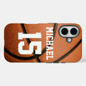 Basketball Jouw naam Case-Mate iPhone Case (Achterkant (horizontaal))