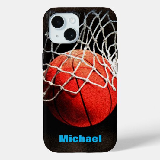 Basketball Jouw naam Case-Mate iPhone Case (Achterkant)