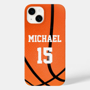 Basketball Jouw naam Case-Mate iPhone 14 Hoesje